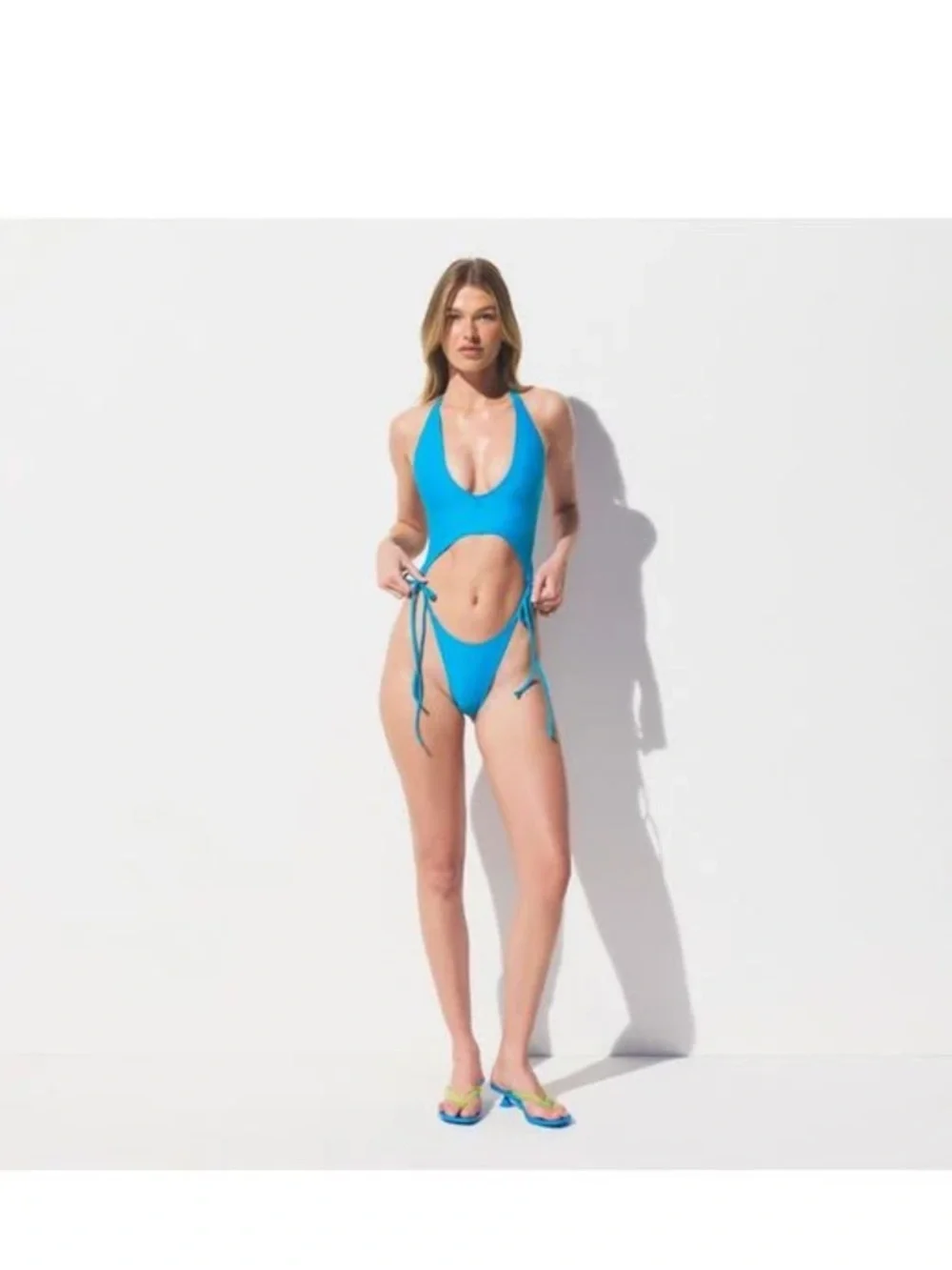 SKIMS Cerulean Blue One-Piece Swim